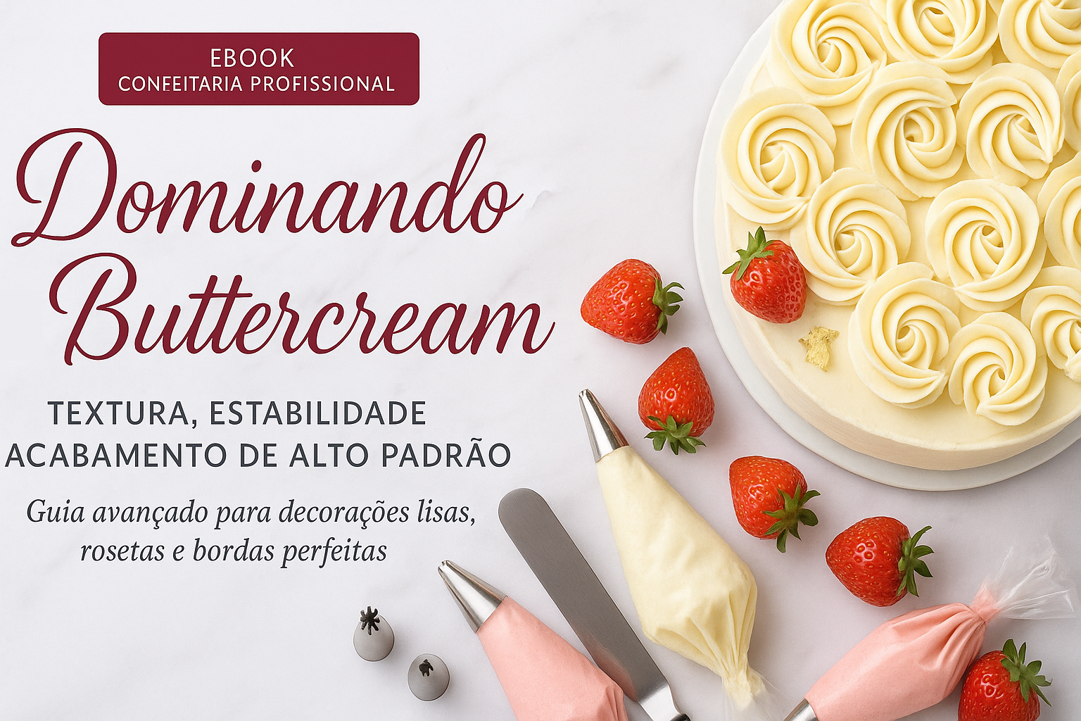 Capa do E-book Dominando o Buttercream